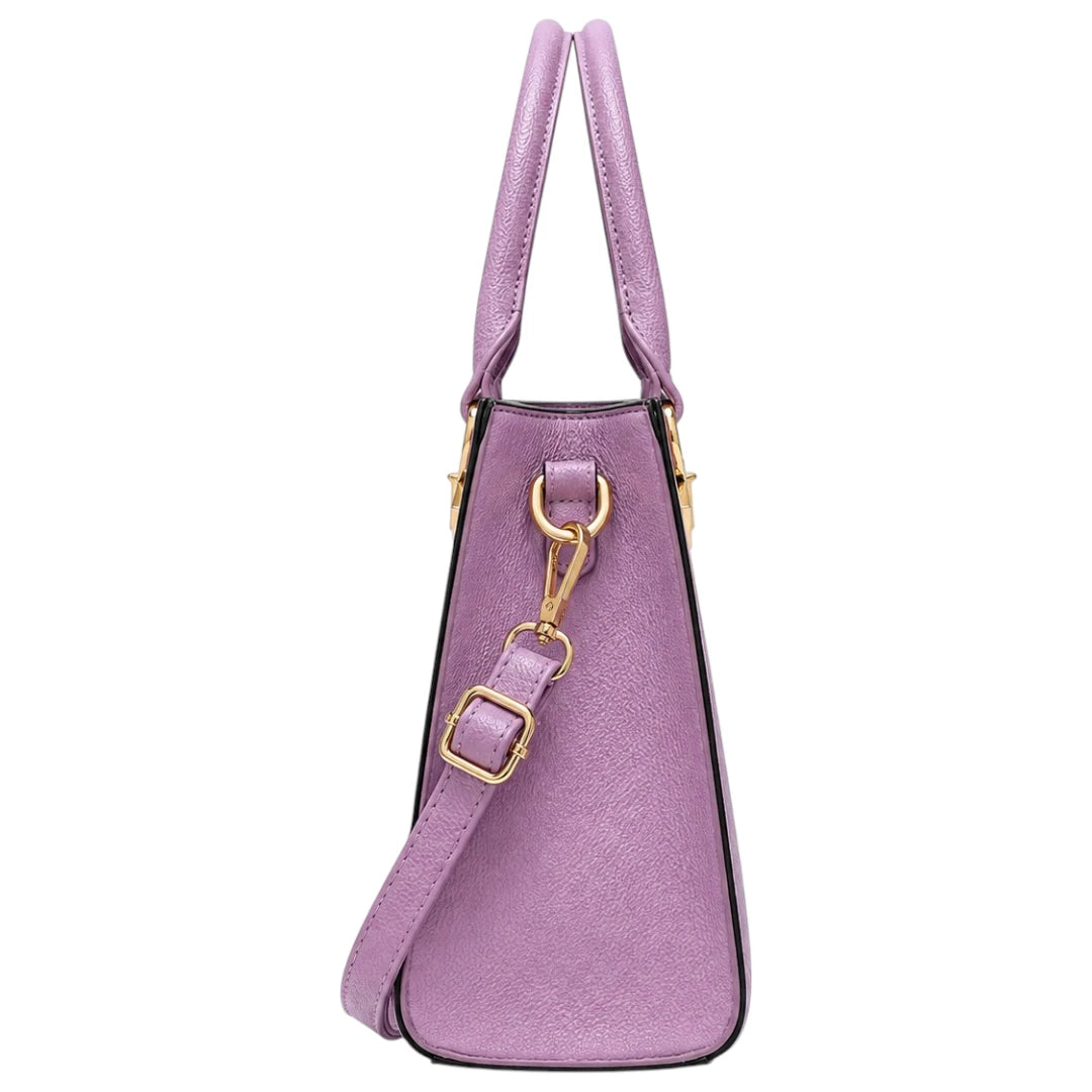 Bagford Lavender Luxe Women’s Satchel Handbag